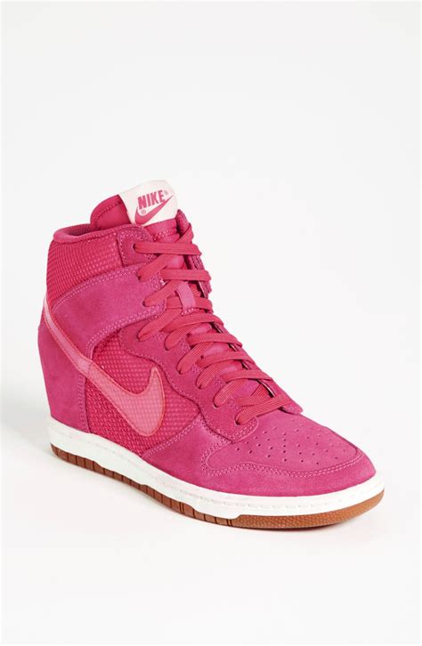 hot pink nike wedge sneakers|pink wedge shoes for wedding.